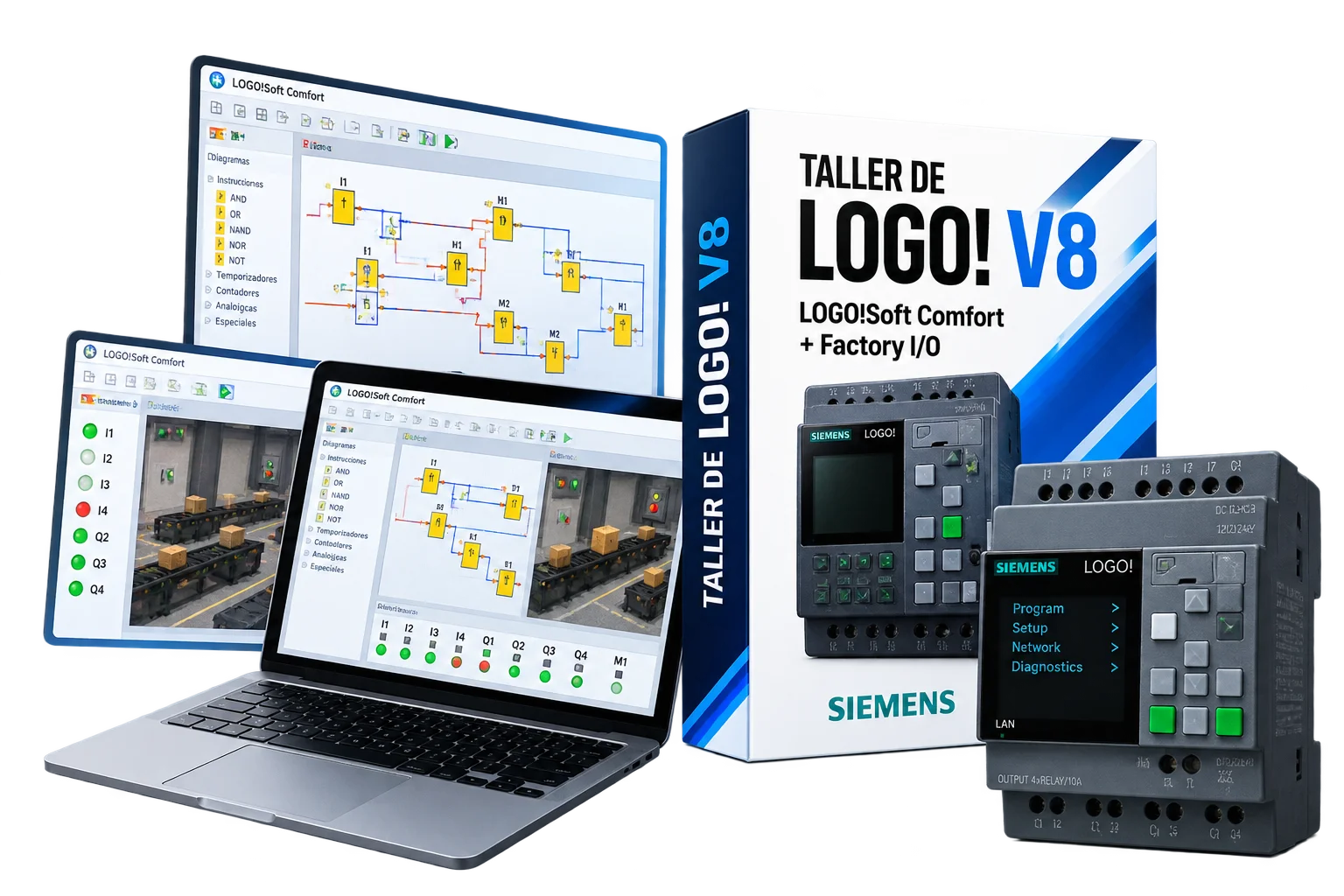 Taller LOGO! V8 Mockup